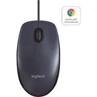 Logitech B100 Optical USB Mouse - mus - Mouse - Optic - 3 knappar - Svart