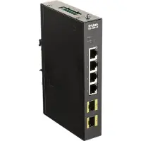 D-Link D-Link: DIS-100G-6S 4-port Gigabit Industriell Switch med 2 x 100/1000M SFP