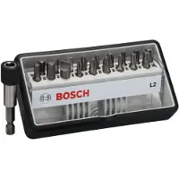 Bosch Robust Line 2607002568 Bit-Set 19 delar Spår, Stjärnspår Phillips, Stjärnspår Pozidriv, Inner-sexkantig, Inner-sextandhålsgrepp (TX)