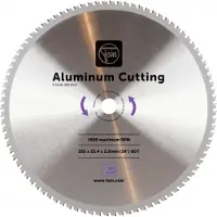 Fein Metall-Kreissägeblatt f. Aluminium 355mm Z80, Bohrung 25,4mm, Stärke 2,8mm MKAS 63502302000 Cirkelsågblad 355 mm Antal tänder (per tum): 80 1 st