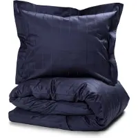 Kosta Linnewäfveri Bäddset 150x210 Liverpool Satin, Marin