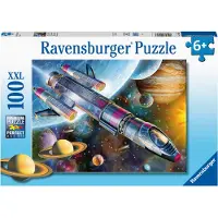 Ravensburger Mission in Space Kids Jigsaw Puzzle - Engaging 100 Piece Puzzle | Frbttrar problemlsningsfrdigheter | Stimulerar nyfikenhet | Mi