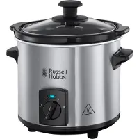 Russell Hobbs Compact Home 25570-56 - Långsam kokare - 2 liter - 145 W - borstat stål/svart