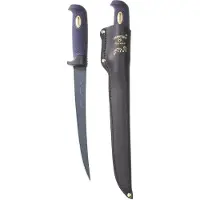 Marttiini Martef Filleting Knife 23 846014T Stainless, Blue Rubber, fixed knife