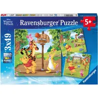 Ravensburger Nalle Puh, 49 stk, Tegnefilm, 5 År