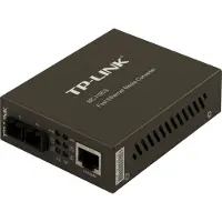 TP-LINK MC110CS - Fibermediekonverterare - 100Mb LAN - 10Base-T, 100Base-FX, 100Base-TX - RJ-45 / SC enkelläge - upp till 20 km - 1310 nm