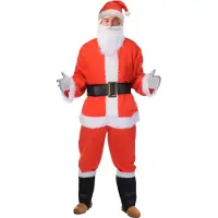 Koop Jultomtens Dräkt 9 Delar Lyx