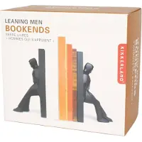 Kikkerland Bokstöd lutande man 2-pack