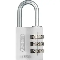 ABUS kod hänglås 145/30 Silver