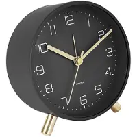 Karlsson Lofty 11 cm svart väckarklocka KA5752BK