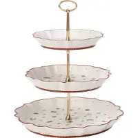 Villeroy & Boch Toy's Delight Kakfat Large - Övrig Juldukning Porslin Vit