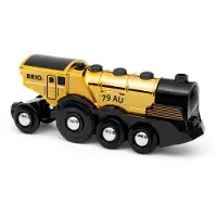 BRIO Aktionslok - Batteridrivet - Guld 33630 - - One Size - Tåg