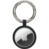 dbramante1928 Greenland - Nyckelring för anti-förlust Bluetooth-tagg - nattsvart - för Apple AirTag