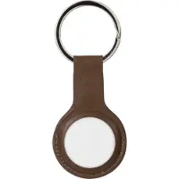 dbramante1928 Copenhagen - Nyckelring för anti-förlust Bluetooth-tagg - silver, mörk natur - för Apple AirTag