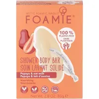 Foamie Papaya & Oat Milk Shower Body Bar Nourishing Soap - 80 g