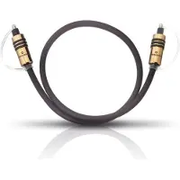 OEHLBACH 6080 Toslink Digital Audio Anslutningskabel [1x Toslink hane (ODT) - 1x Toslink hane (ODT)] 0.50 m Grå guldpläterad kontakt
