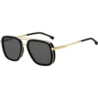 HUGO BOSS Aviator för herrar Svart Guld Grå 90041091