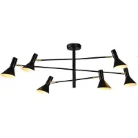 It´s about RoMi Taklampa Izmir, dimbar, Svart, Vardagsrum / matsal, Metall, Taklampa
