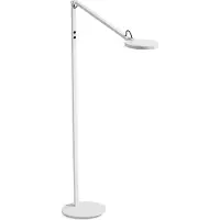 FABAS LUCE LED golvlampa Regina, dimbar, Vitt / opal, Vardagsrum / matsal, Metall, Modern, LED-golvlampa