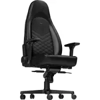 Noblechairs ICON Gaming Stuhl - schwarz/schwarz Gaming-stol Svart
