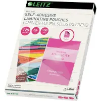 Leitz Självhäftande A4 125 Mikron Laminering Fickor 100 Enheter