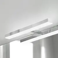 EBIR Vägglampa Veronica, Förkromad / silver, Badrum, Syntetmaterial, Vägglampa, sänglampa, sänglampa vägg