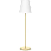 New Garden Lola Slim 180 golvlampa med solceller mässing 180, dimbar, Mässing / guld, Metall