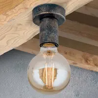 Orion Taklampa Rati, dimbar, Brun / rost, Vardagsrum / matsal, Metall, Vintage, Taklampa