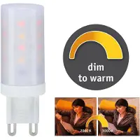 Paulmann 28819 LED-lamp EEK G (A - G) G9 4 W Guld (Ø x H) 18 mm x 55 mm 1 st