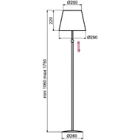 Aluminor Golvlampa Store, Aluminium / grå / zink, Vardagsrum / matsal, Metall, Modern, Golvlampa