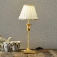 Orion Bordslampa DONATA, Mässing / guld, Vardagsrum / matsal, Syntetmaterial, Antik, Bordslampa