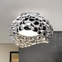 Schuller Valencia LED taklampa Narisa, Förkromad / silver, Vardagsrum / matsal, Metall, Modern, LED-taklampa
