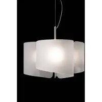 Selene Design pendellampa PAPIRO, dimbar, Vitt / opal, Vardagsrum / matsal, Metall, Design, Pendellampa