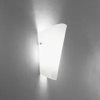 Selene Vägglampa Bloom, dimbar, Vitt / opal, Hall, Glas, Modern, Vägglampa, vägglampa inomhus