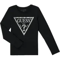 GUESS Långärmade T-shirts SECRA flickor - Svart - 10 ans
