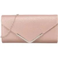 Tamaris Clutchväska 'Amalia' nude / silver