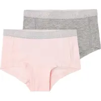 Name it Hipstertrosor - Noos - NkfHipster - 2-pack - Barely Rosa - - 7-8 år (122-128) - Hipstertrosor