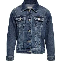 ONLY Jeansjacka - Noos - KonSara - Medium+ Blue Denim - - 6 år (116) - Jeansjackor