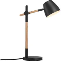 Nordlux Bordslampa , Theo, Svart, Arbetsrum / hemkontor, Metall, Modern
