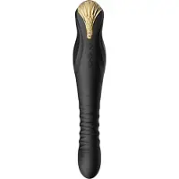 Zalo Vibrator King Thruster Obsidian Zalo Svart