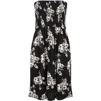LASCANA Sommarklänning 'Jasmine' beige / grå / svart / vit