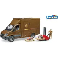 BRUDER - MB Sprinter UPS med drivrutin och tillbehör