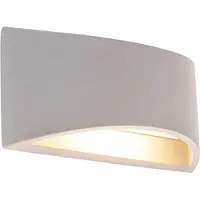 QAZQA Industriell vägglampa grå betong - Creil