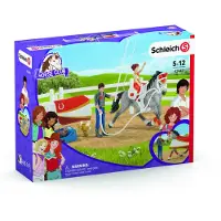 Schleich Horse Club - Mia's Voltigere Riding Set 42443 - - One Size - Leksaksfigur