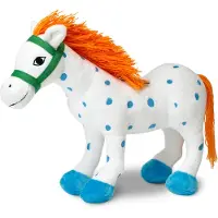 Peppi Pitkätossu Pippi Longstocking - Pippi Horse Doll - 30 cm