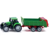 Siku traktor med gödselspridare