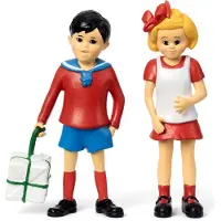 Peppi Pitkätossu Pippi Langstrømpe - Tommy and Annika - Pippi's Friends Set