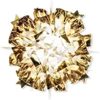 Slamp Design taklampa VELI, dimbar, Mässing / guld, Vardagsrum / matsal, Syntetmaterial, Design, Taklampa
