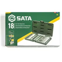 Sata Hylsbitssats S09052; 1/4''+1/2''; 18 st.