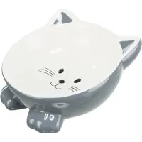 Trixie Bowl Cat Elevated Ceramic 150ml Mix Färg